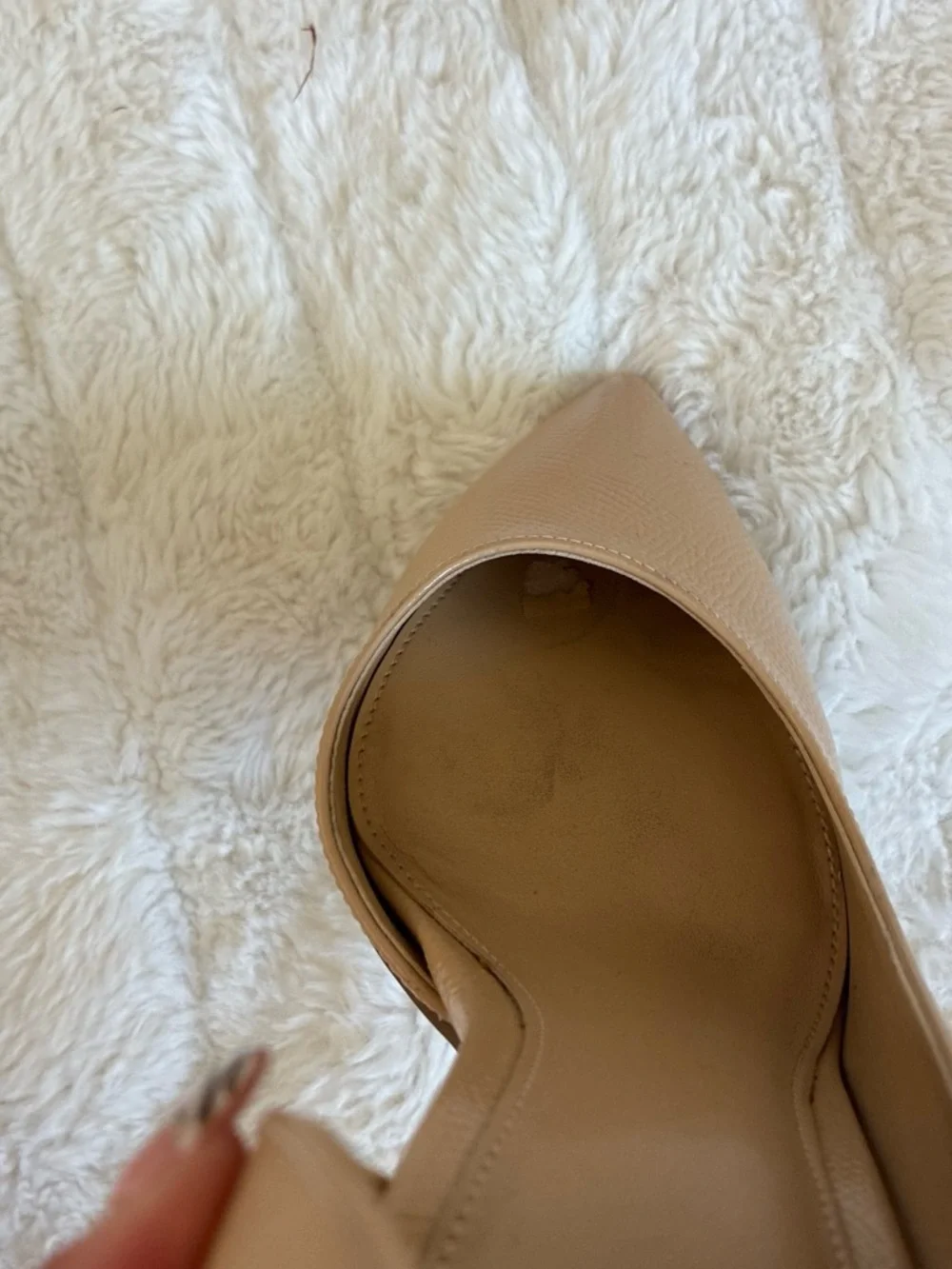 Michael Kors Tan/Nude Pointed Leather Stiletto Pumps